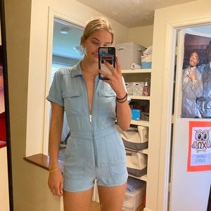 Blue romper